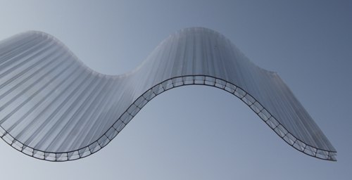 Meerwandige polycarbonaat golfplaat