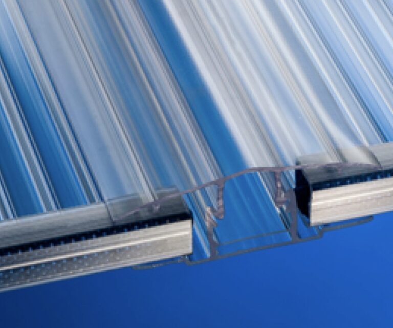 Polycarbonaat H-profiel koppelt twee kanaalplaten