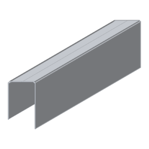 Clickfix 40 zijprofiel, aluminium profiel, 3D-aanzicht
