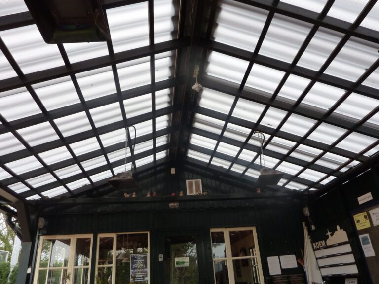 Projectfoto Overkapping bij tennisclub De Koem in Geesteren