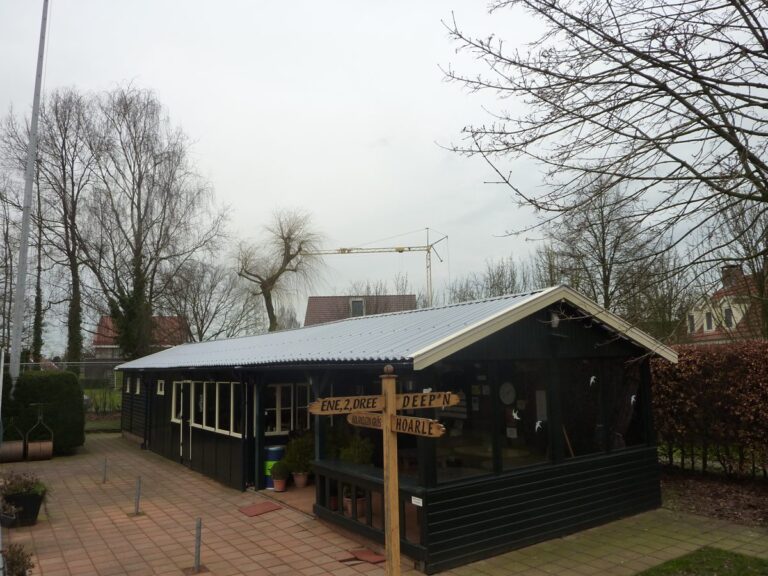 Projectfoto Overkapping bij tennisclub De Koem in Geesteren