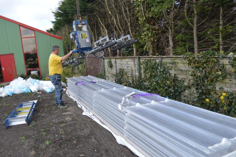 Projectfoto Polycarbonaat golfplaten in De Kwakel