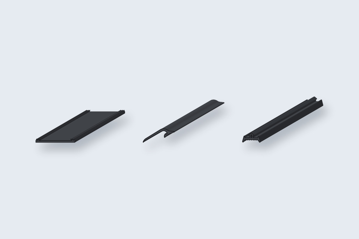 EPDM-rubbers voor plaatbevestiging: onderlegrubber, muuraansluitrubber, multi-verbindingsrubber en indrukrubber