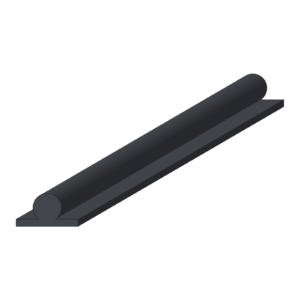 EPDM afdichtingsrubber voor het 60 mm klikpaneel, 3D-aanzicht